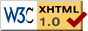 XHTML 1.0 valide!